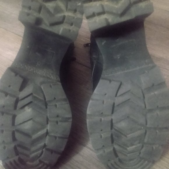 CNY New York Women's size 8 block heel black rugged boots - Picture 3 of 8